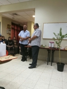 מפגש ותיקי דנון עם תלמידי הקורס לערבית ב"יהל".